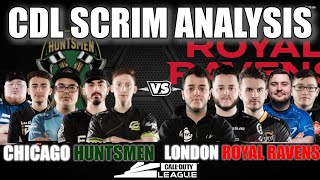 London Royal Ravens vs Chicago Huntsmen - Gun Runner Hardpoint Scrim Analysis (Scump POV)