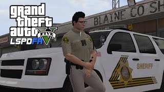 (No Commentary) GTA V LSPDFR | LSSD Patrol | Lots of pursuits and more