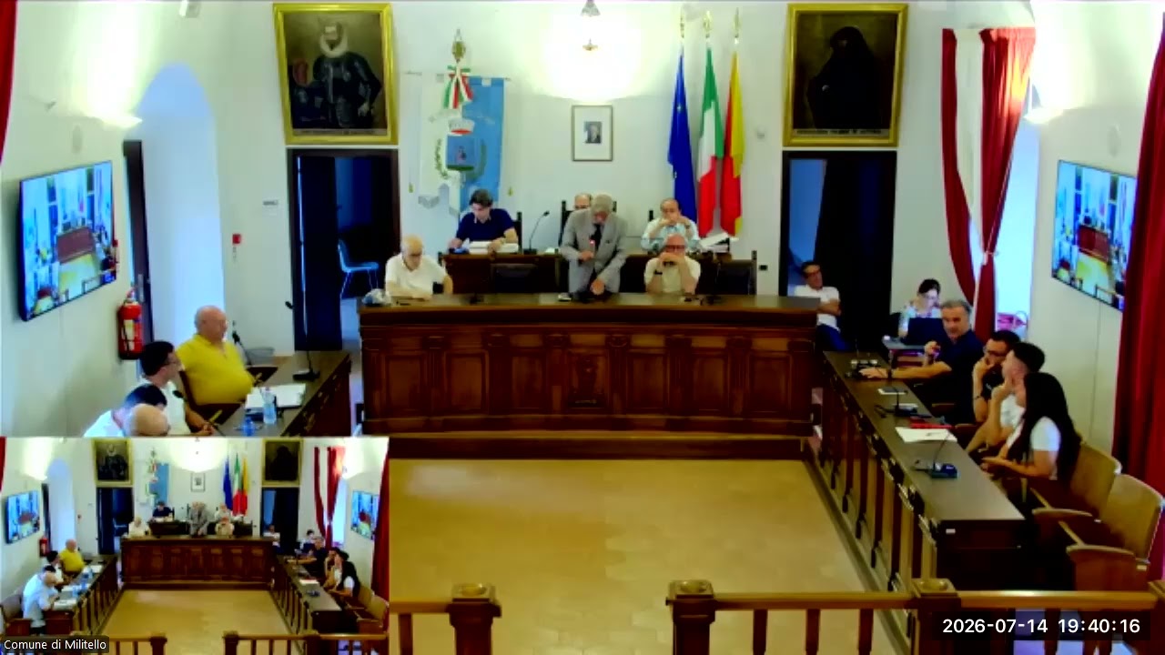 Seduta del Consiglio Comunale del 14 luglio 2026