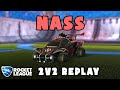 Nass ranked 2v2 pov 86  nass  glfty m00n vs swazz  wizz  rocket league replays