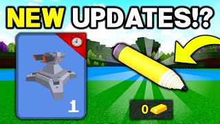 NEW UPDATES FIRST LOOK!? in Build a boat for Treasure ROBLOX