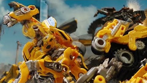 Transformers ROTF | Stop Motion Bumblebee Vs Rampage