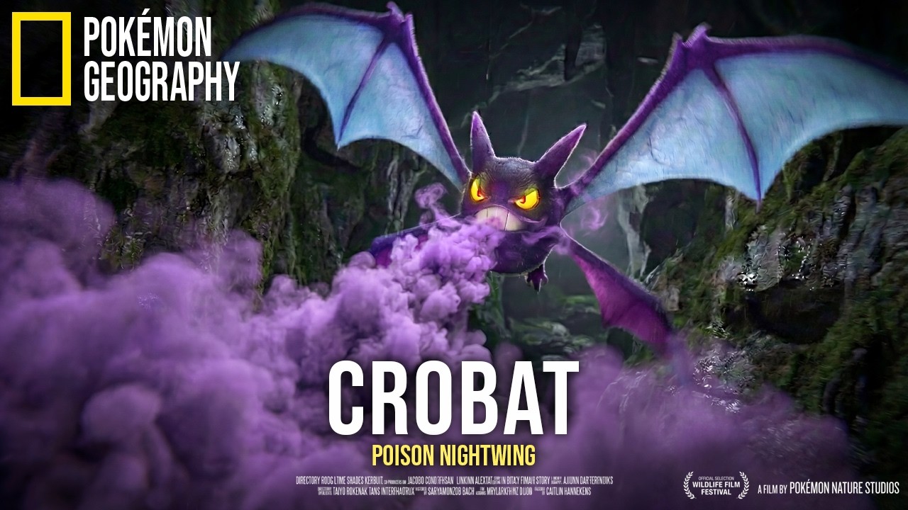 Real Life Pokémon - NatGeo: Poison Nightwing| Crobat - The Vampire of the Cave (Pokémon Documentary)