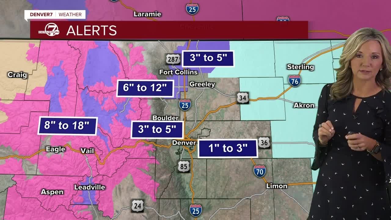 Snow will hit the Denver metro area this afternoon - YouTube