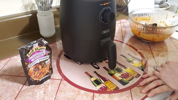 BELLA 3.7-Quart Black Air Fryer at