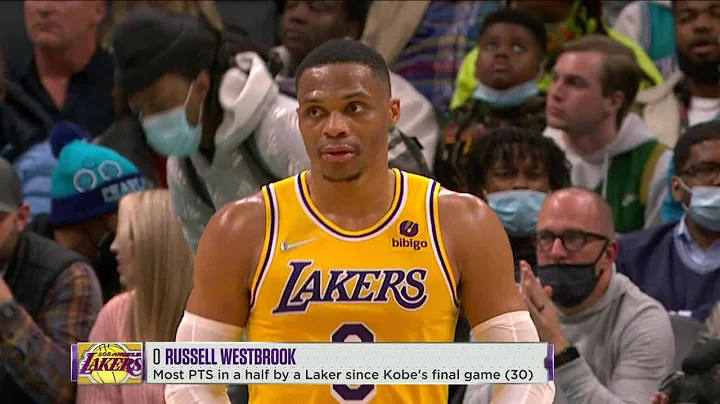 Russell Westbrook Scores Most Points In A Half By A Laker Since Kobe Bryant - DayDayNews