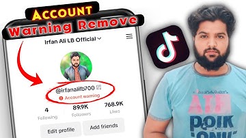 How to Fix Account Warning On Tiktok | Account Warning Problem On Tiktok | Tiktok Account Warning