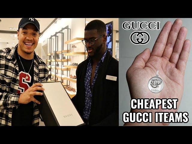 gucci cheapest items