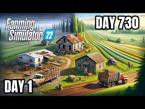 I Spent 2 Years With 0 Starting An Family Farm | Farming Simulator 22