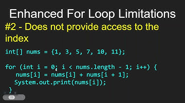 Unit 6, Lesson 3 - Enhanced For Loops