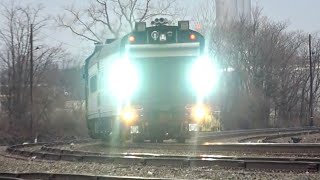 Amazingly Cool Geometry Train! + Very Cool Surprise Trains! Chasing a BNSF Train! + More Trains!
