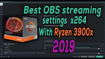 BEST streaming settings in OBS for (YOUTUBE)  with Ryzen 3900x (x264) + Balkan language title