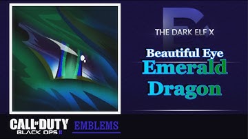 Black Ops 2 Emblem - Beautiful Eye ( Emerald Dragon )