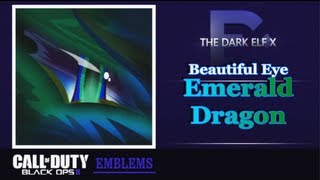 Black Ops 2 Emblem - Beautiful Eye ( Emerald Dragon )