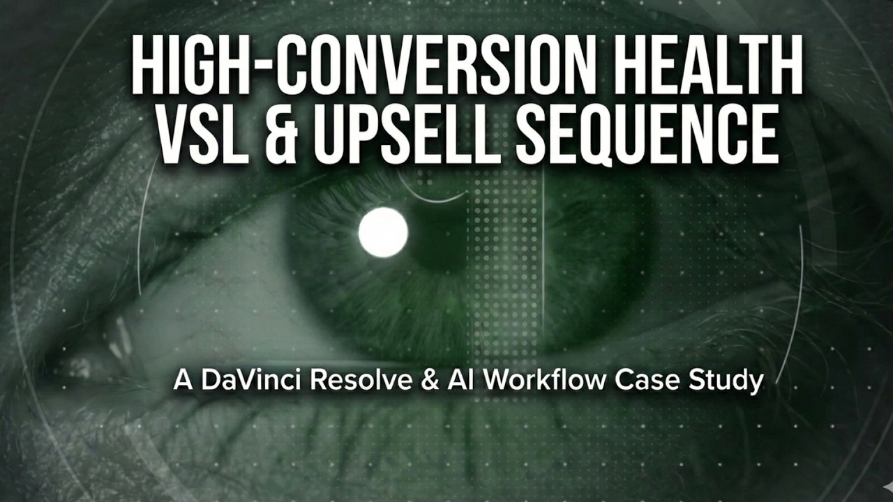 High-Conversion Health VSL & Upsell Funnel (Nutra )