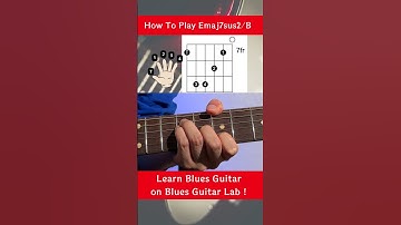 How to play Emaj7sus2/B and its fingering on guitar # shorts  #guitarchords #guitarlessons