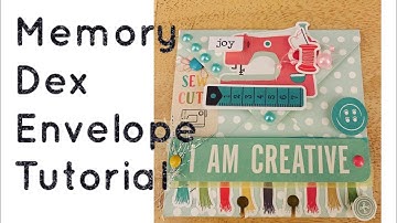 Memory Dex Card Envelope TUTORIAL ✉️ 💌
