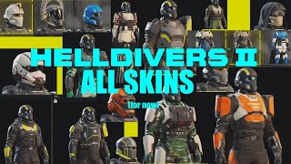 HellDivers 2 All Skins, Emotes, And Cosmetics