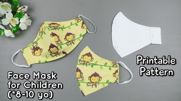 How to Make Cloth Mask For Children (* 8 - 10 yo) | Pattern link in the description below 👇 - YouTube how-to-make-cloth-mask-for-children-8-10-yo-pattern-link-in-the-description-below-youtube