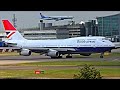 London Heathrow Airport, RWY09R Close Up Departures! | 07/07/19