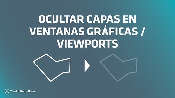 AutoCAD - Como ocultar capa en ventana grafica o viewport