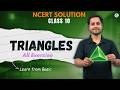 Class 10 Maths NCERT Solution | Triangles all exercise | #oneshot #class10maths #triangleclass10