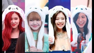 When BLACKPINK Play With Rabbit Ears Hat