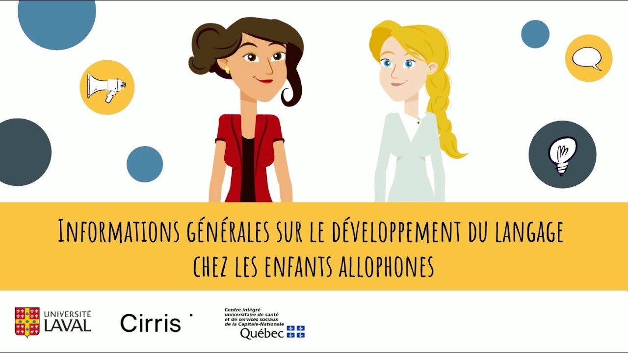Informations générales sur le développement du langage chez les enfants
