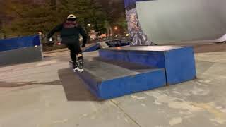 Three and a half months after starting aggressive inline skates at age 25