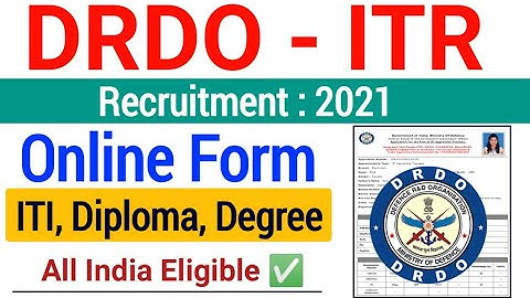 DRDO Apprentice Online Form 2021 Kaise bhare| drdo itr apprentice online form 2021| drdo online form