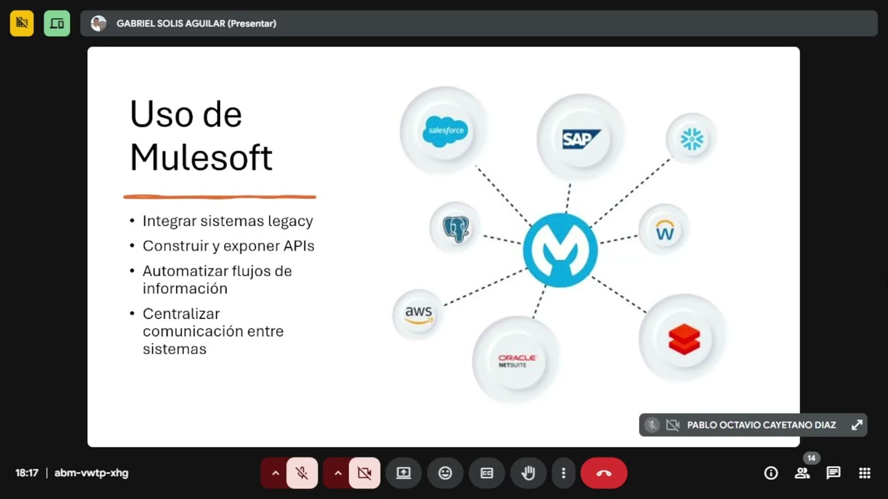 Introducción a las API's con Mulesoft || Ponente: M. en C. GABRIEL SOLIS AGUILAR || SESION 3 parte 1