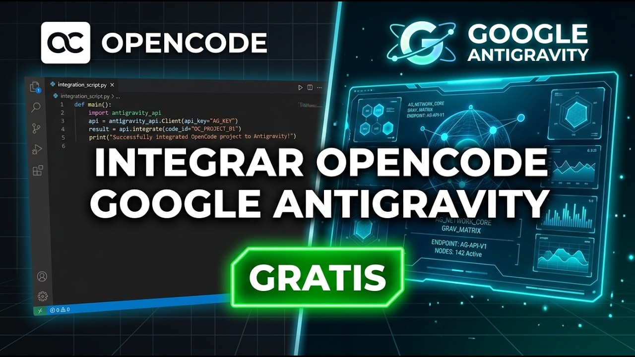 Integrar OpenCode en Google Antigravity: Programa Gratis con IA ...