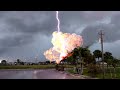 Craziest lightning strikes   scary nature