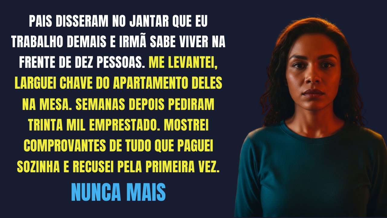 ‘Você Trabalha Enquanto Sua Irmã Aproveita’, Meus Pais Disseram No Jantar — Então Eu Me Levantei