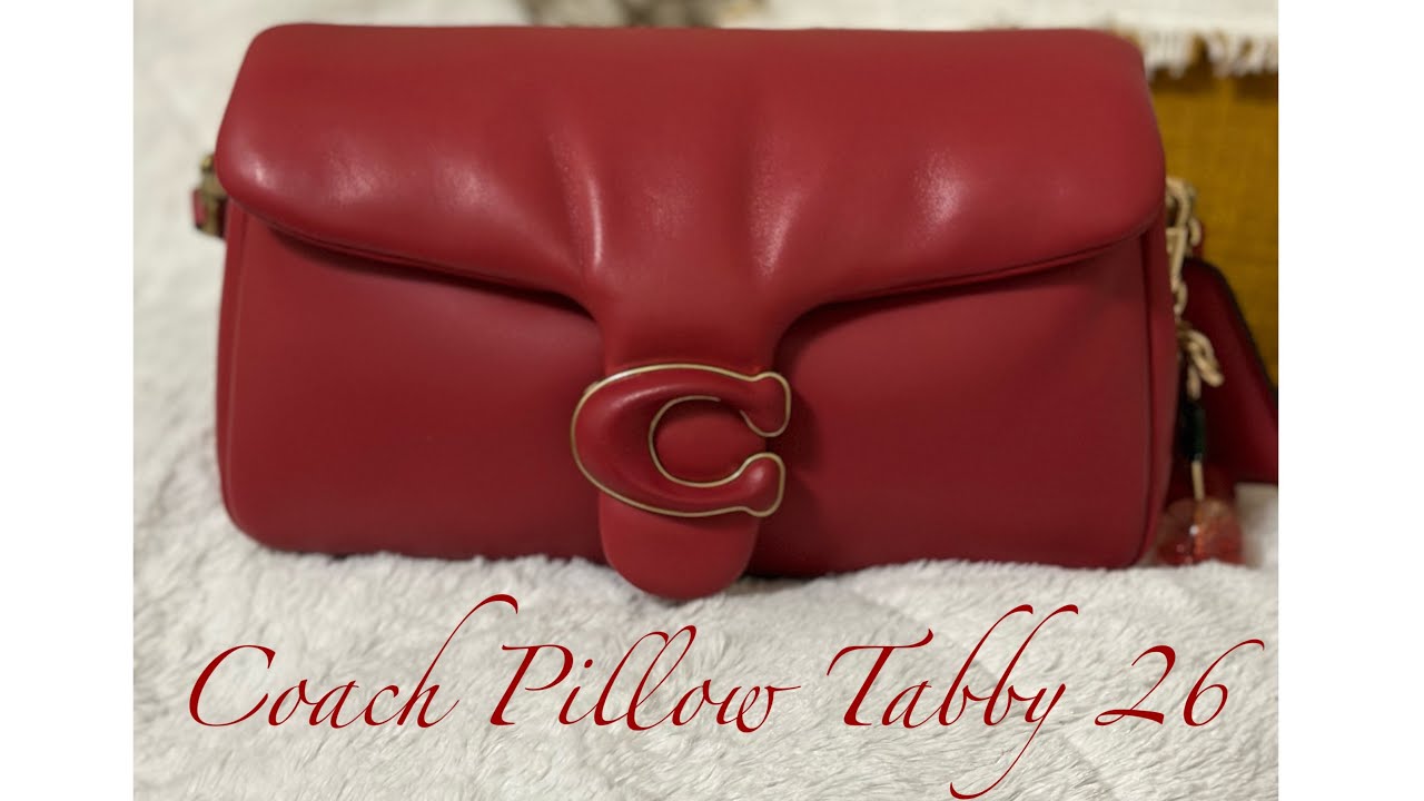 Coach Unboxing  Pillow tabby 26 + Cherry 🍒 bag charm 