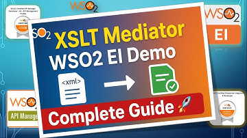 XSLT Mediator in WSO2 EI | Complete Guide with API Demo & Deployment