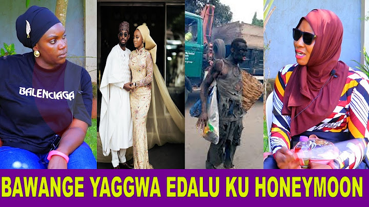 OMWAMI WANGE YAGGWA EDDALU KU HONEY MOON YANGE,AISHA ALOJJA EBIBU BYEYALABA NGA NYINA AFUDDE