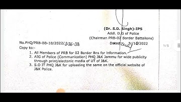 JKP BORDER BATTALION ANSWER KEY OUT