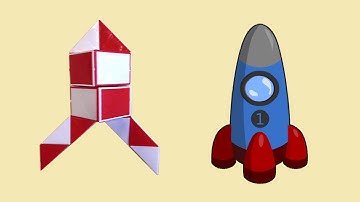 How to Make a Rocket from a 24-Piece Snake Puzzle | Easy Rubik’s Twist Tutorial