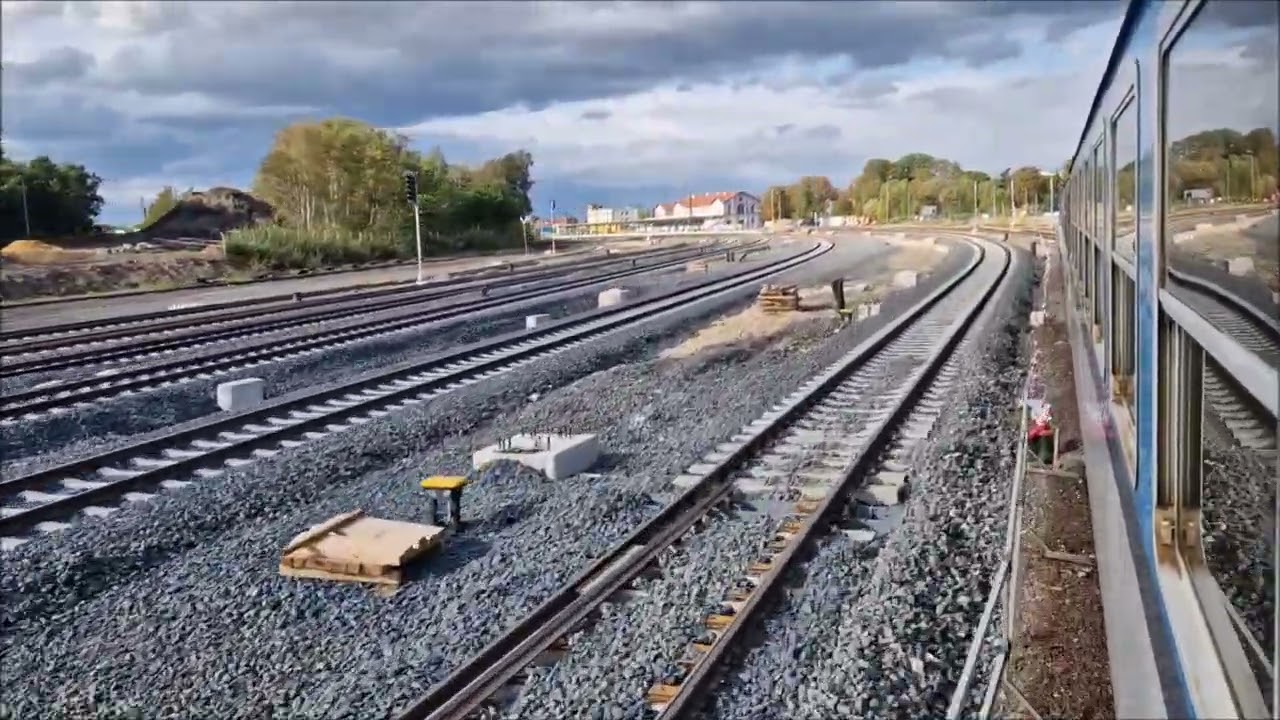 Rekonstrukce železniční stanice Kladno - stav k 15. 10. 2023