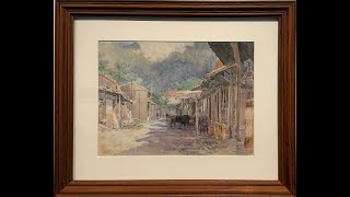 大作　油絵　『小川』　浅井忠？ 美術品鑑賞第541回【山村风景】浅井忠‐東京国立近代美術館所蔵 - YouTube