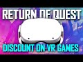 Big Discount on Oculus Quest Games - App Lab | Facebook Connect Predictions