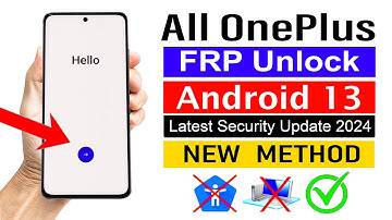 All OnePlus Google Account Bypass ANDROID 13 | New Update 🚀2024 (Without PC)