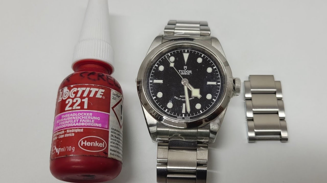 how-to-remove-link-tudor-all-types-of-screwd-bracelet-use-loctite-221