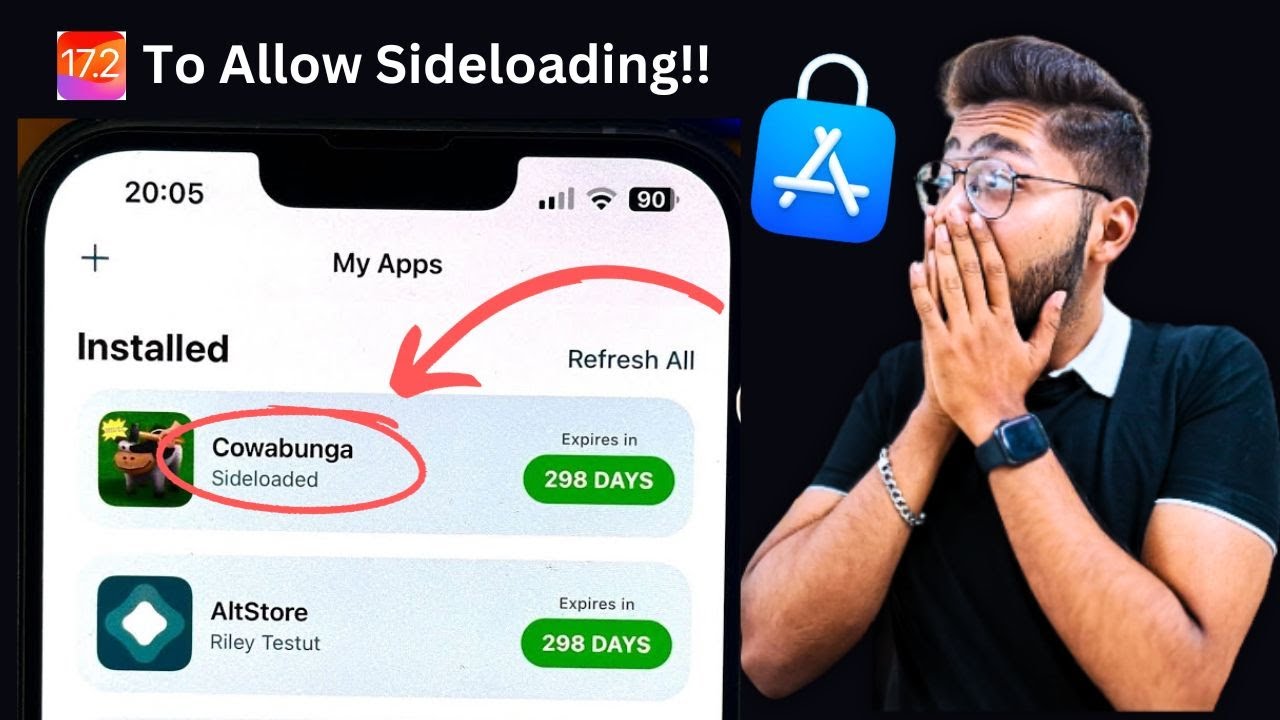 iOS 17.2 Sideloading apps- Apple's Biggest Move Ever😱 - YouTube