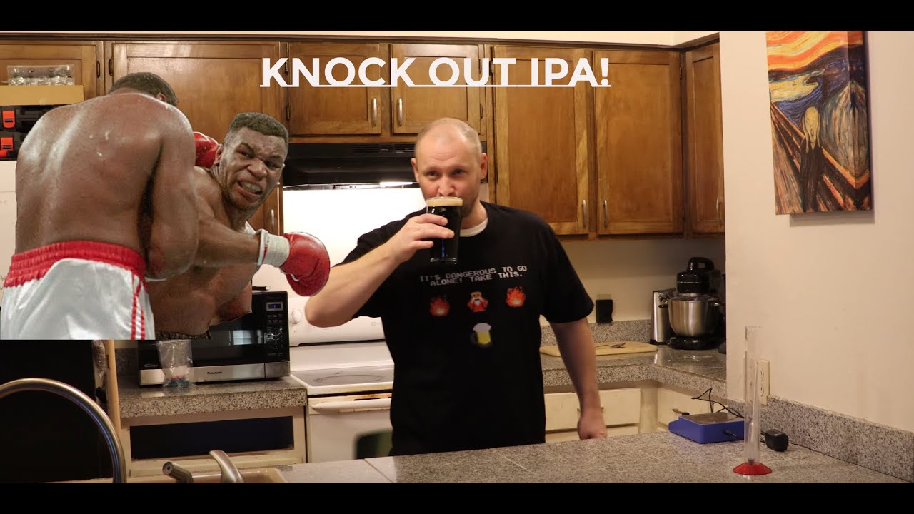 Anvil Foundry Double Black IPA Home Brew With Yeast Starter Grain To Glass