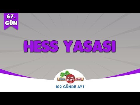 📌67.GÜN l Hess Yasası🤓 Kimya Adası #aytkimya