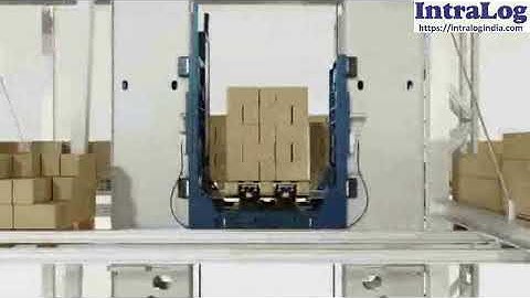 Double Deep Pallet Storage Warehouse With Stacker Crane With Telescopic Forks