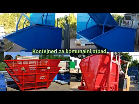 Nadstrešnice za autobuske stanice, pušače, kontejneri - Urbana oprema