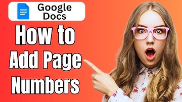 How to Add Page Numbers in Google Docs | Google Docs Tutorial (2024)